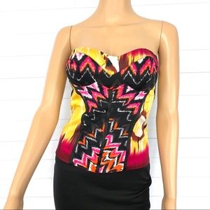Bebe Bustier Strapless Top
